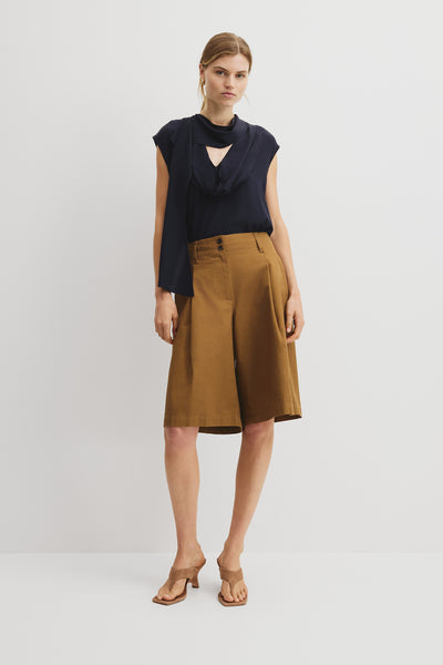Draped Neck Top