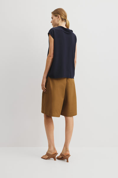 Draped Neck Top