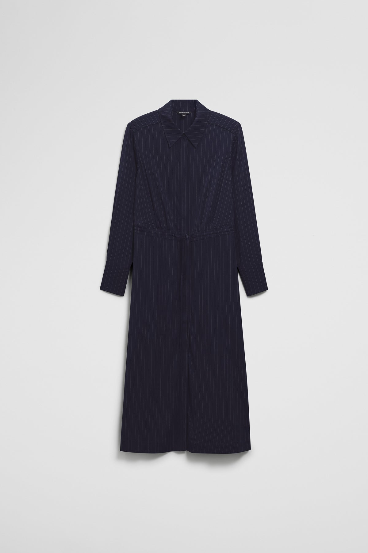 Pinstripe Shirt Dress