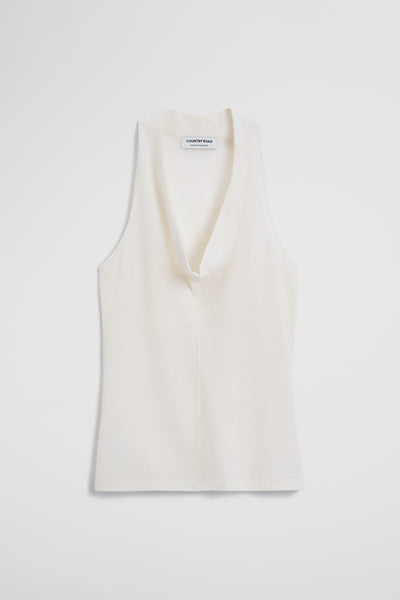 V-Neck Neck Drape Top