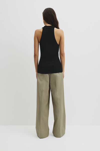 V-Neck Neck Drape Top