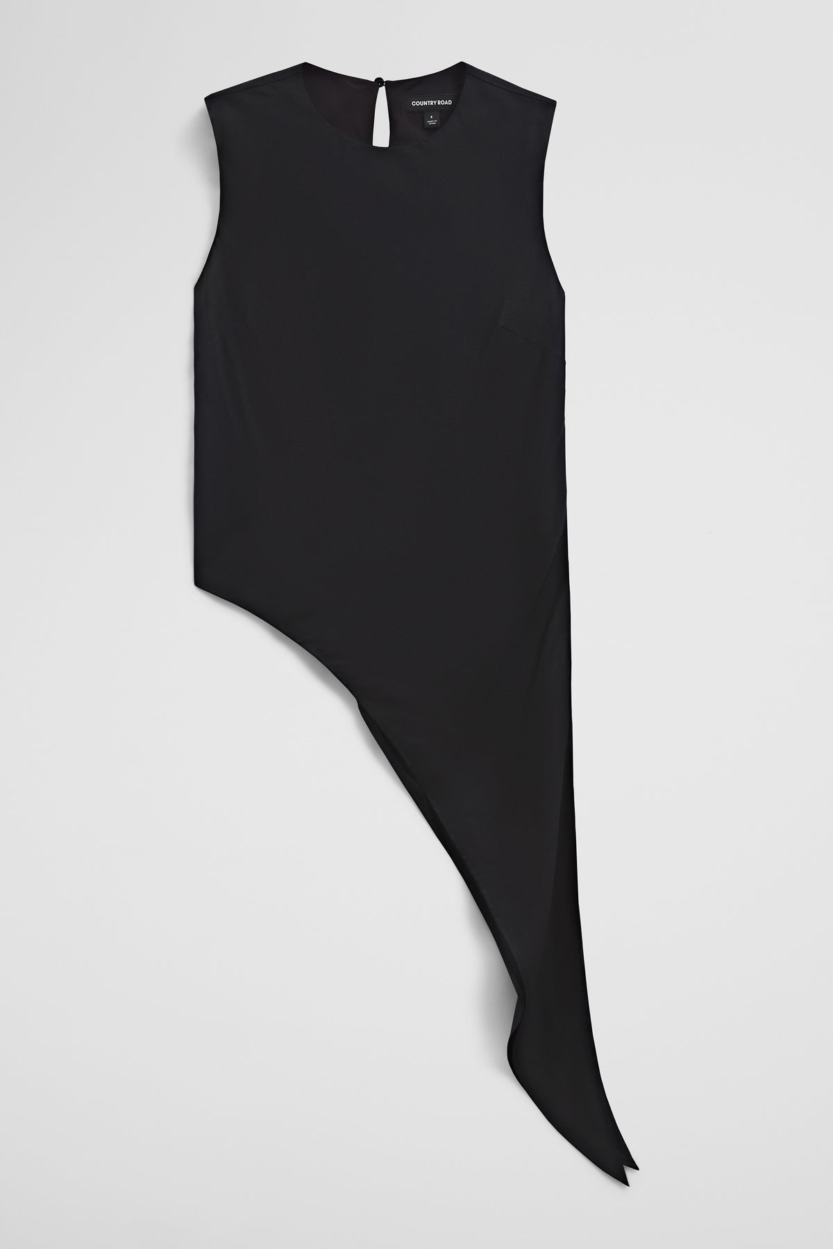 Asymmetrical Washable Silk Tank
