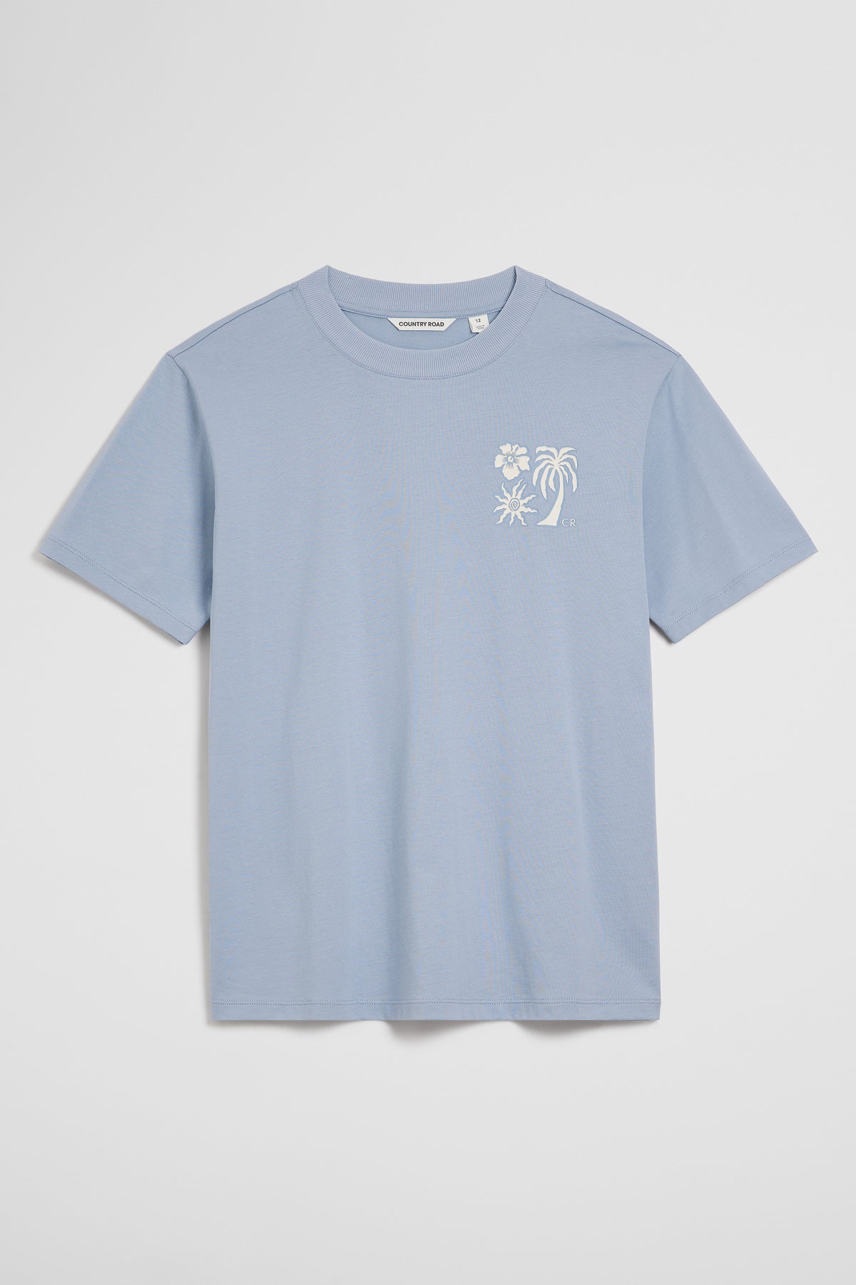 Relaxed Hibiscus Print T-Shirt