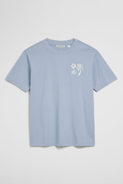 Relaxed Hibiscus Print T-Shirt