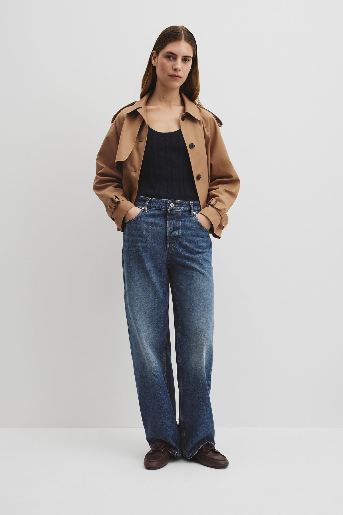 Organically Grown Cotton Blend Cable Knit Tank