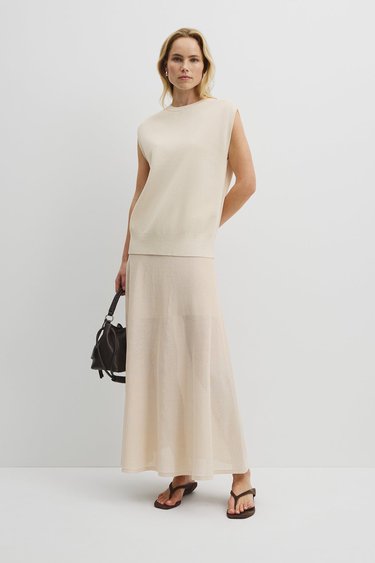 High Neck Sleeveless