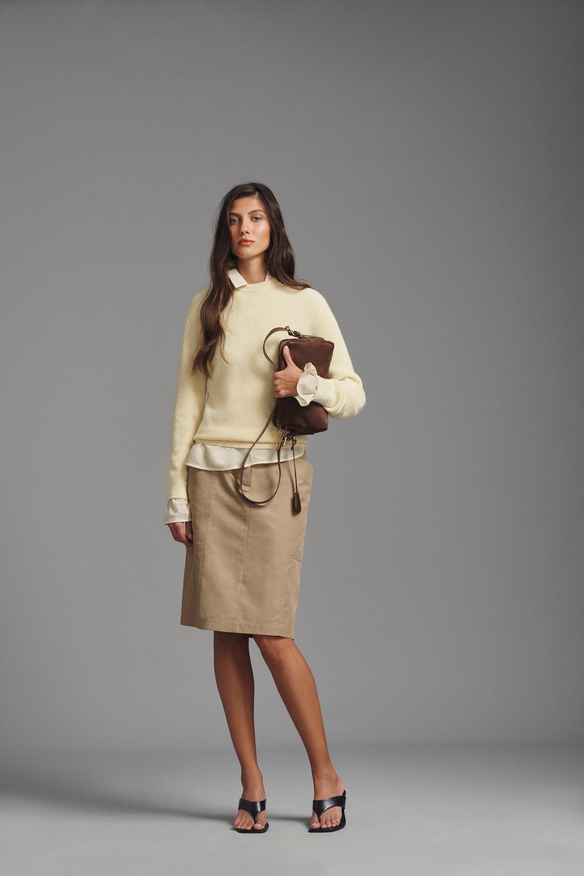 Twill Utility Skirt