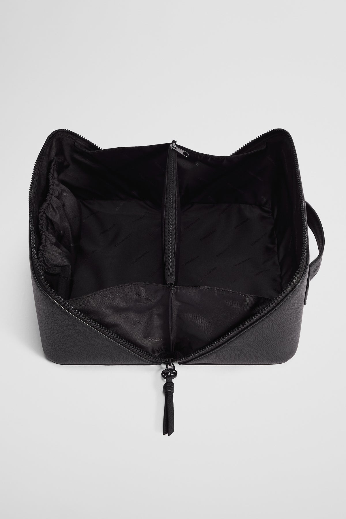 Branded Detail Large Convertible Cosmetic Case