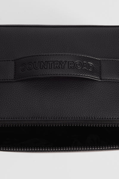 Branded Detail Large Convertible Cosmetic Case