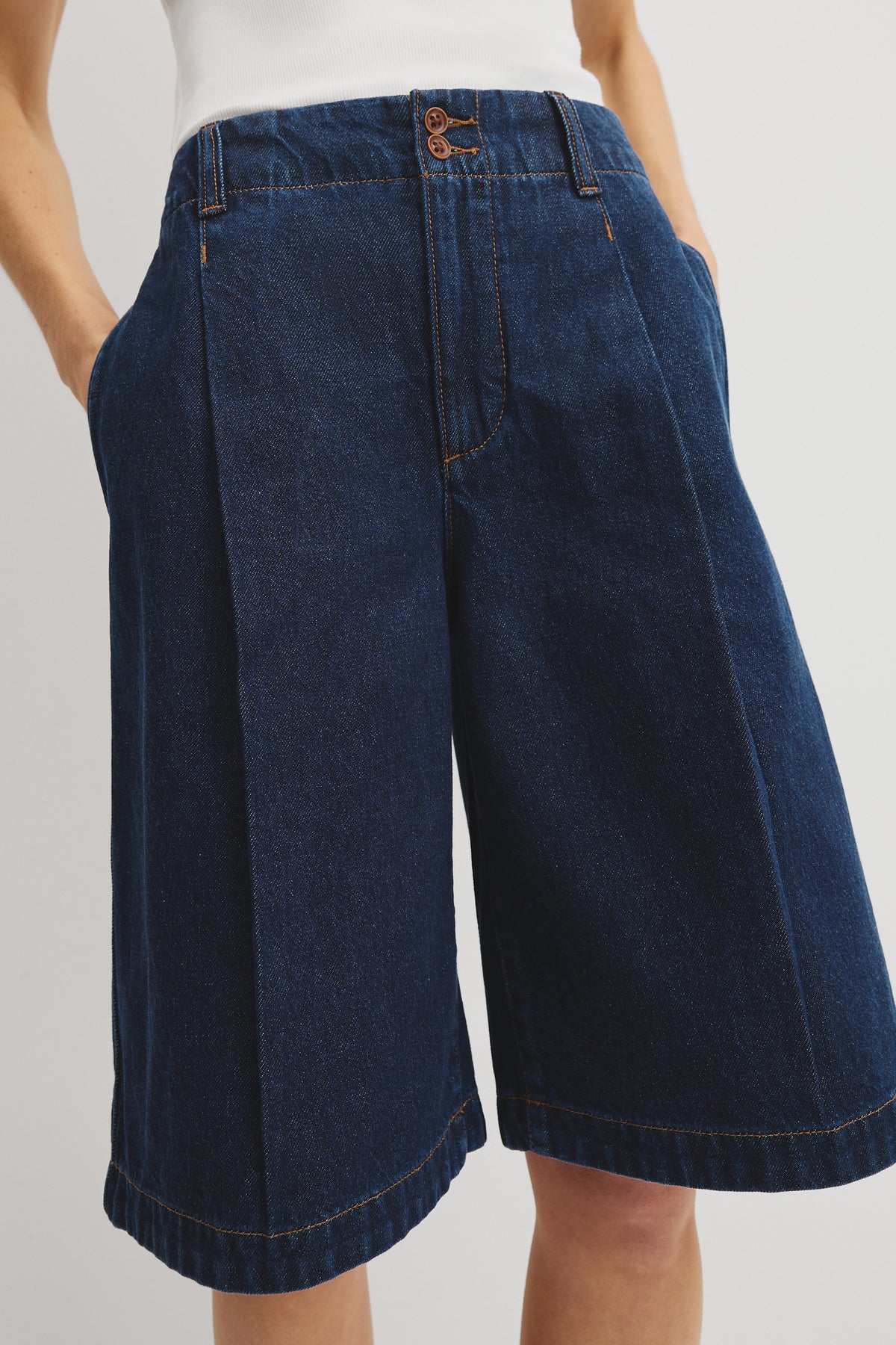 Refined Denim Bermuda Short