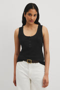 Fine Rib Henley Tk