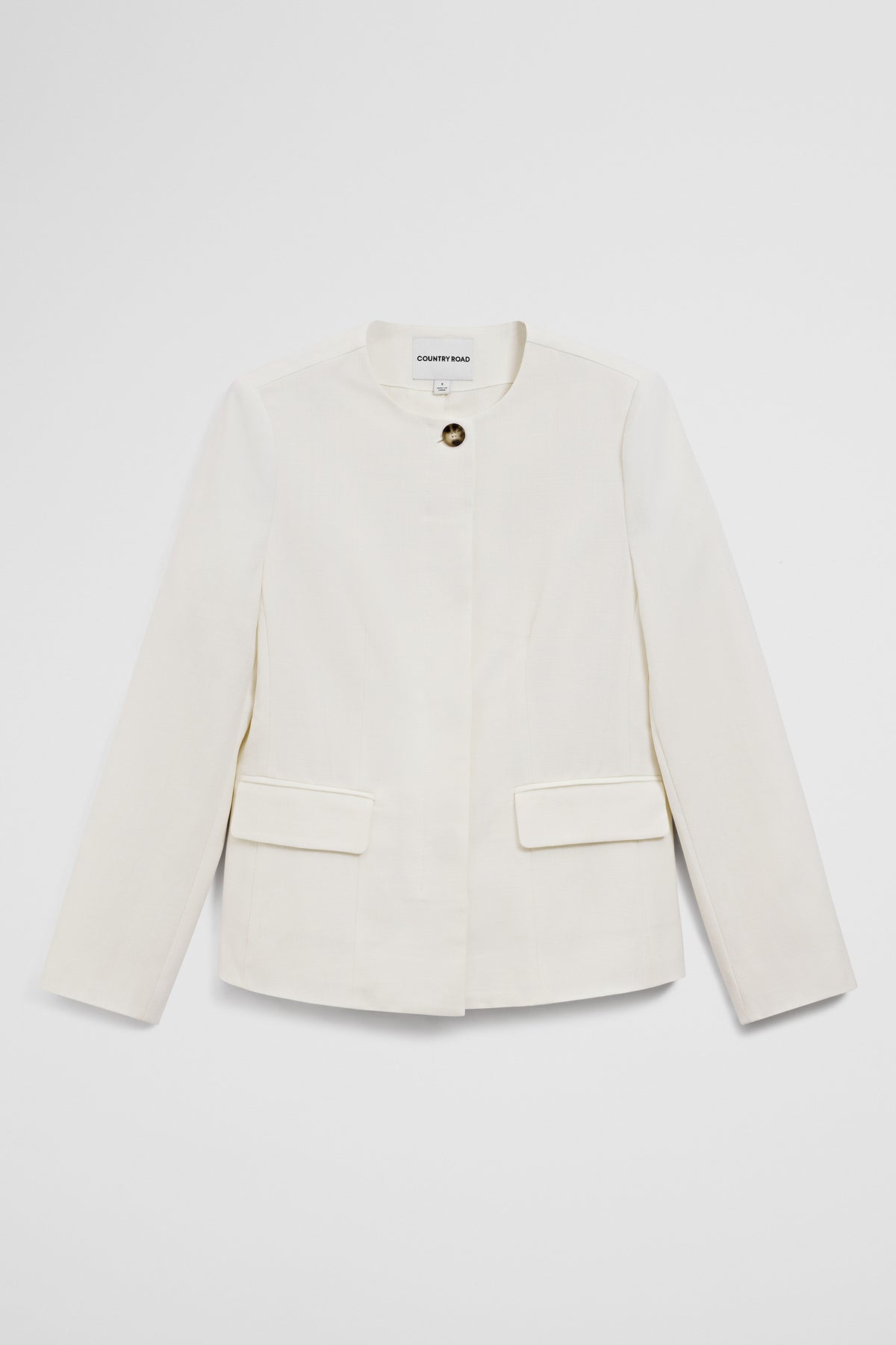 Collarless Jacket