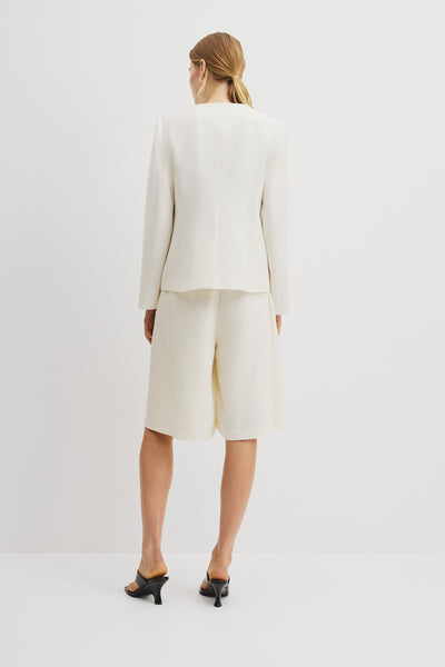 Collarless Jacket