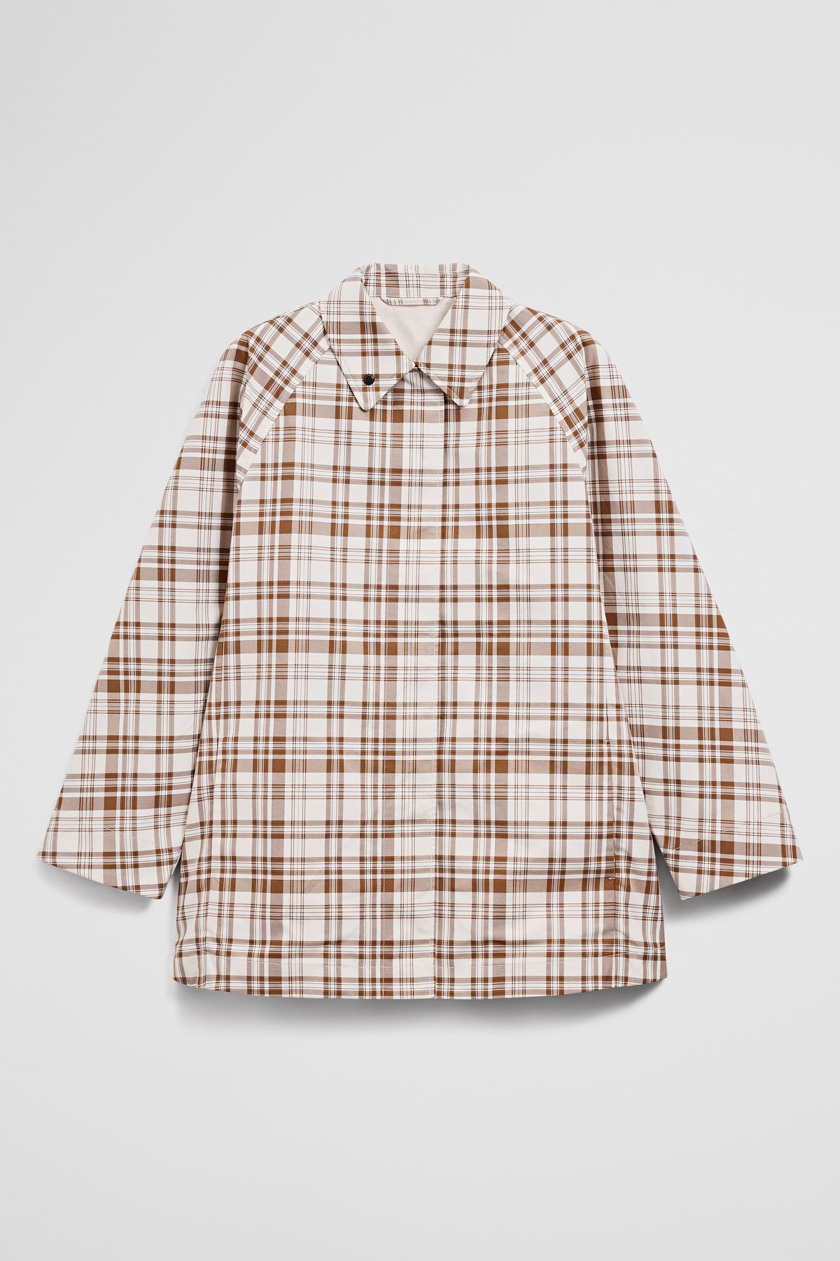 Plaid Swing Coat