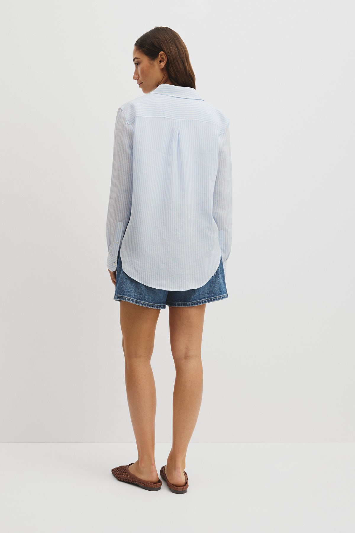 Classic Linen Stripe Shirt