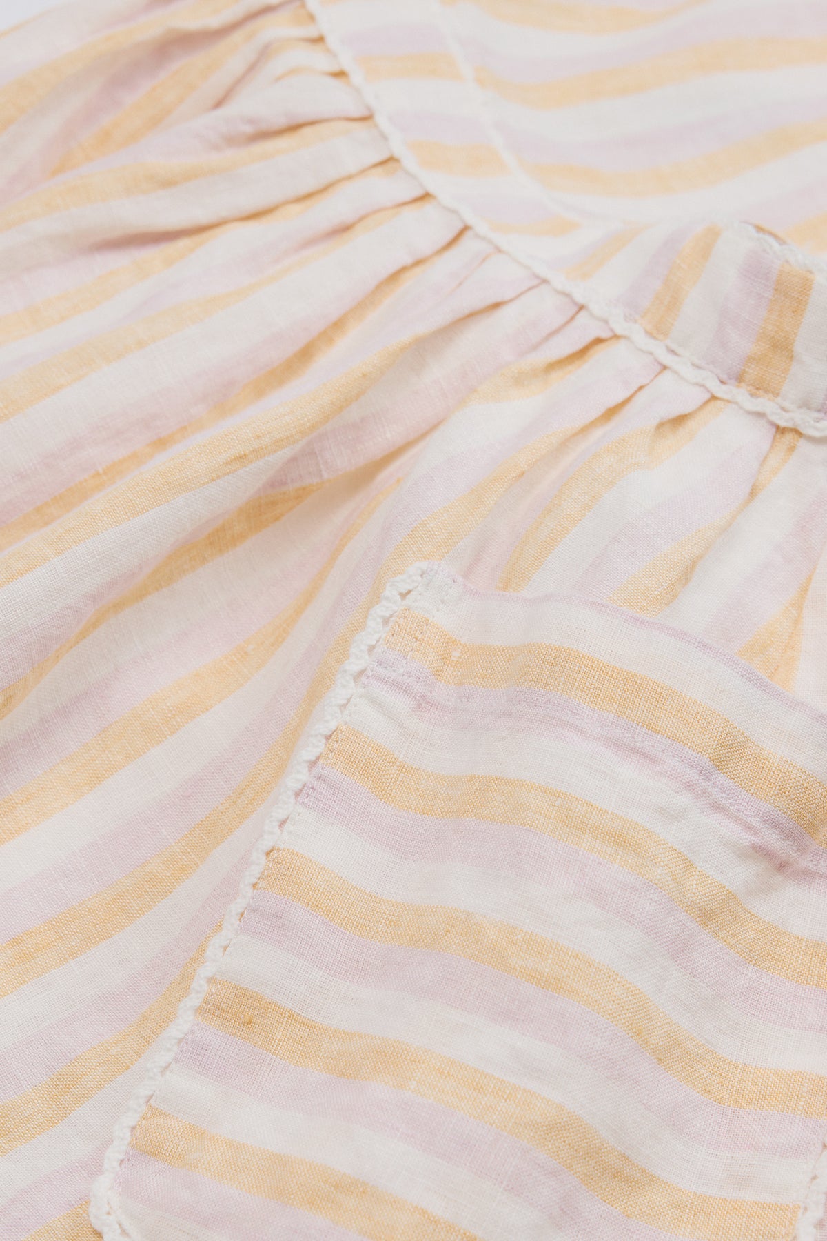 Sleeveless Linen Pinafore Dress