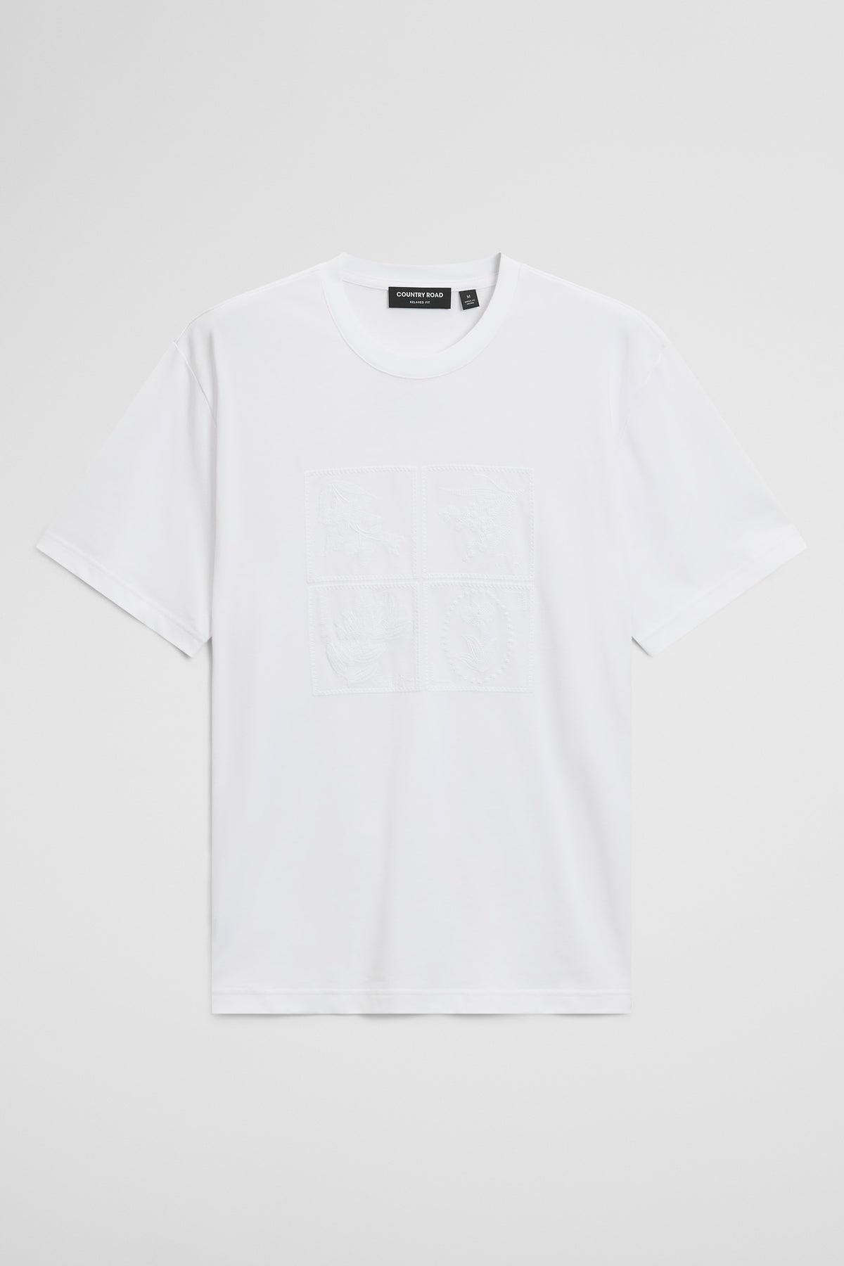 Australian Cotton Embroidered Graphic T-Shirt