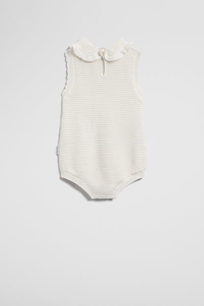Australian Cotton Sleeveless Crochet Romper