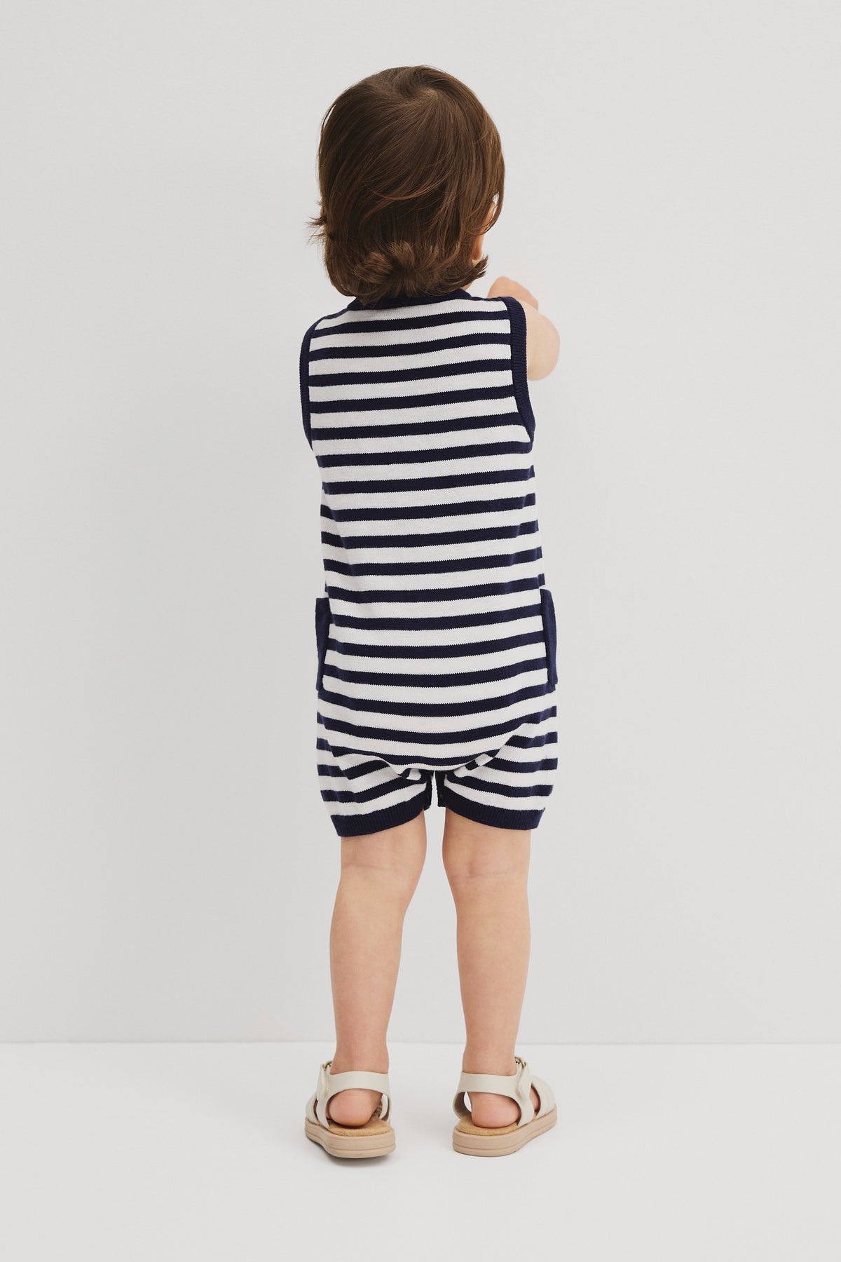 Stripe Knit Romper