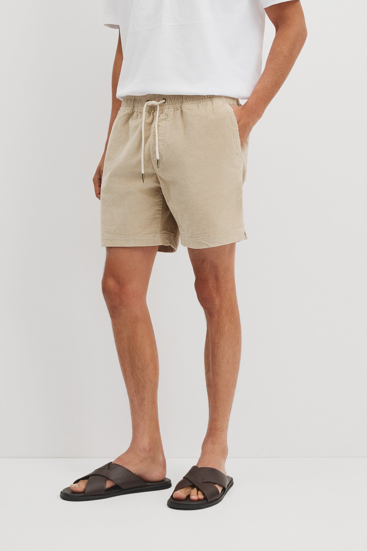 Corduroy Drawcord Short