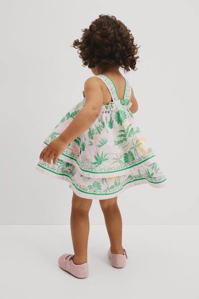 Sleeveless Tier Dress Set