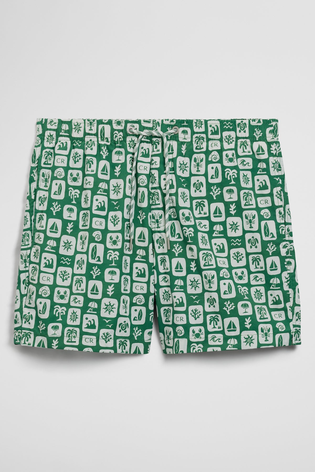 Tropical Print Swim Short