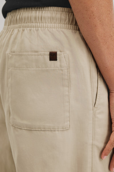 Wide Leg Cotton Linen Blend Pant