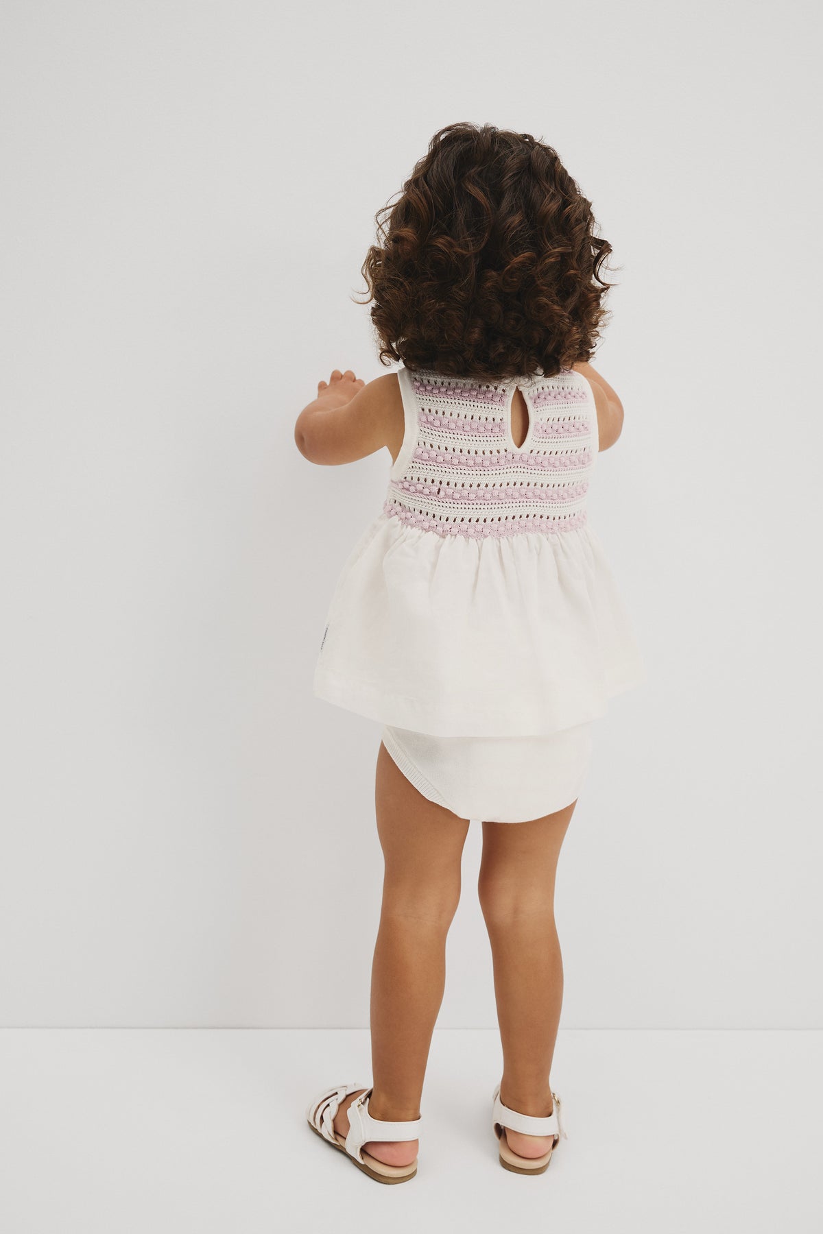 Australian Cotton Sleeveless Crochet Set