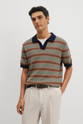 Australian Cotton Jacquard Knit Polo