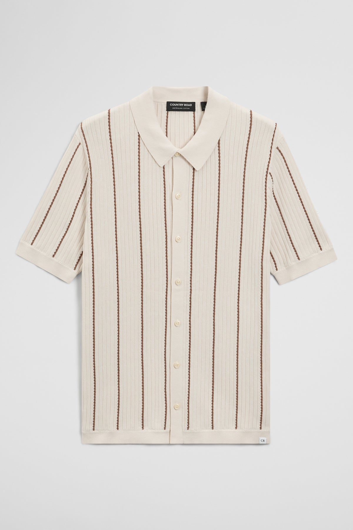 Australian Cotton Stripe Knit Shirt