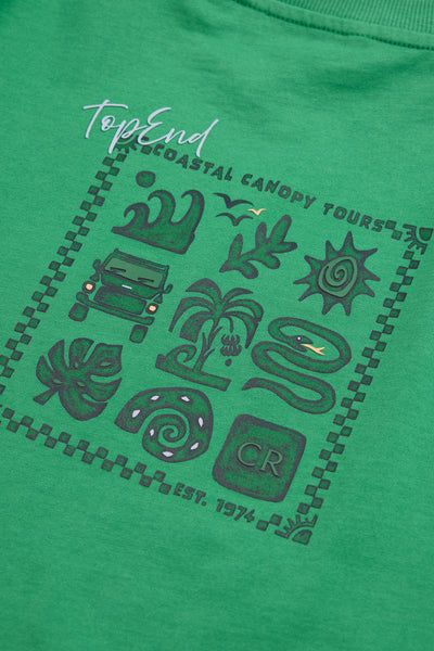 Relaxed Short Sleeve Jungle Print T-Shirt