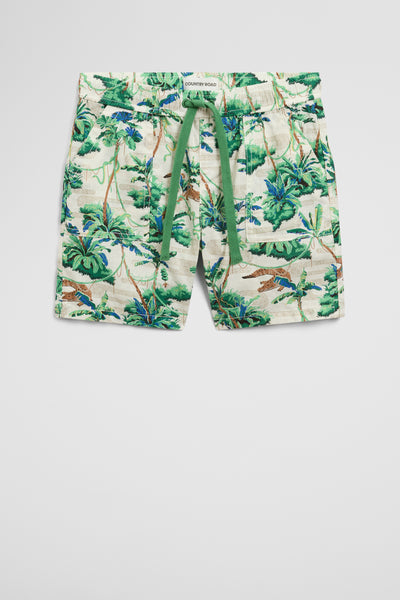 Pocket Detail Print Short