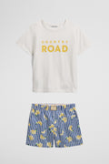 Short Sleeve Logo Pyjama Set