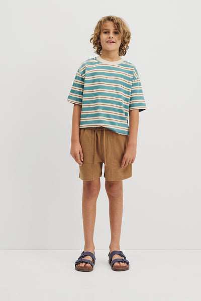 Relaxed Stripe Short Sleeve T-Shirt