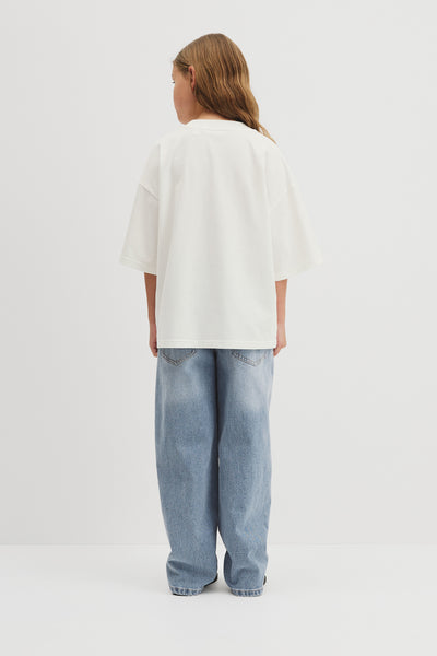 Short Sleeve Crochet Pocket T-Shirt