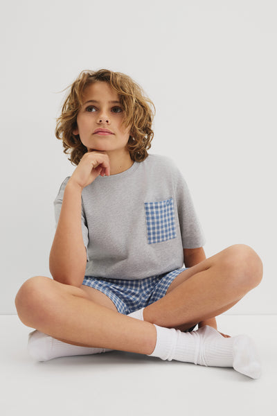Teen Australian Cotton Short Sleeve Boxer Pyjama Set
