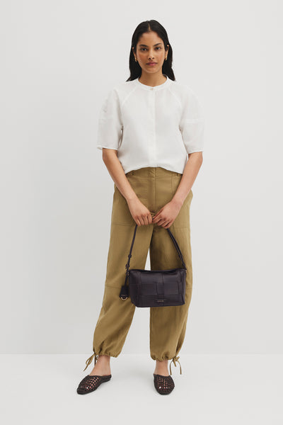 Clover Woven Crossbody