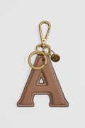 Leather Initial Keyring