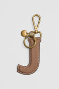 Leather Initial Keyring
