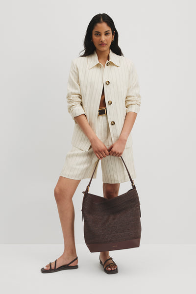 Isla Woven Tote Bag