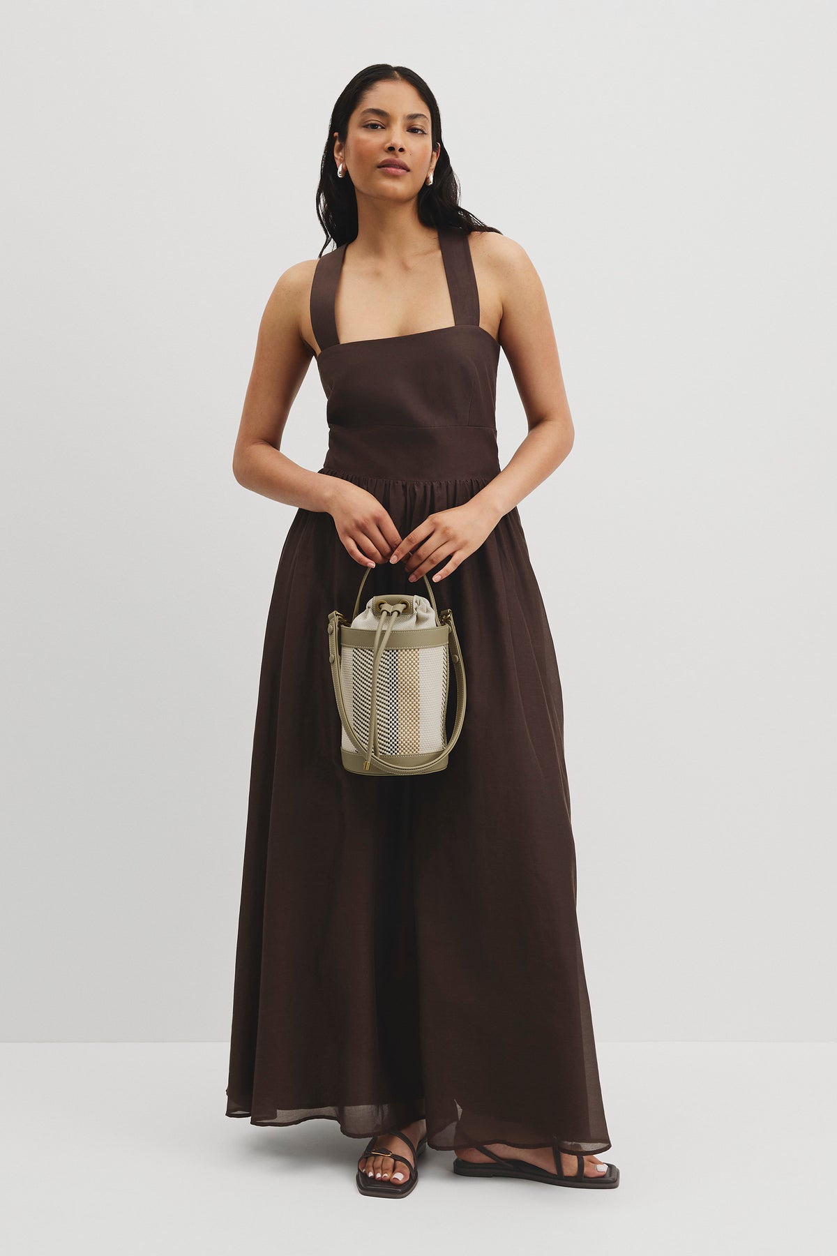 Olive Barrel Bag