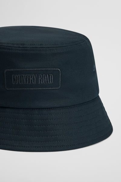 Australian Cotton Badge Logo Bucket Hat