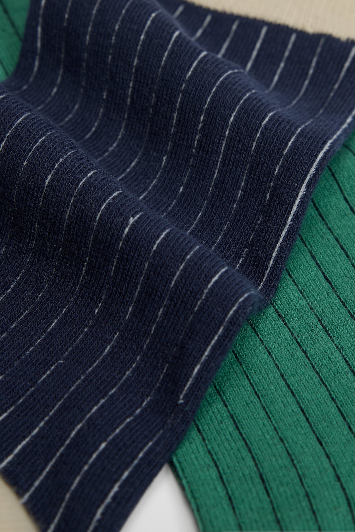 Contrast Rib Sock Pack of 2