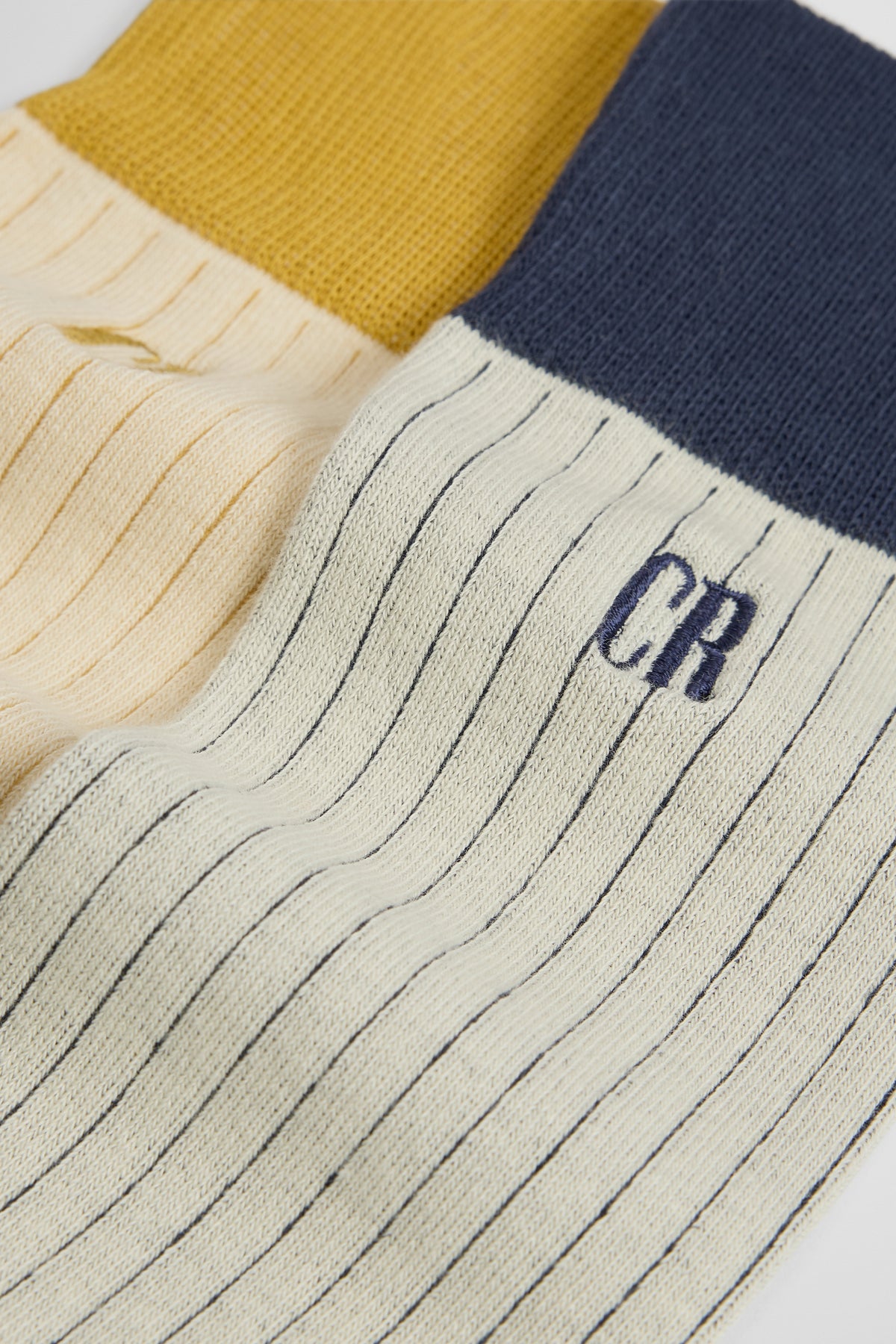 Contrast Rib Sock Pack of 2