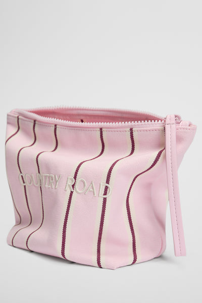 Australian Cotton Embroidered Heritage Tri Cosmetic Case