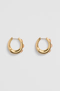Nora Stone Semi Hoop