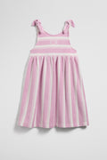 Sleeveless Terry Stripe Dress