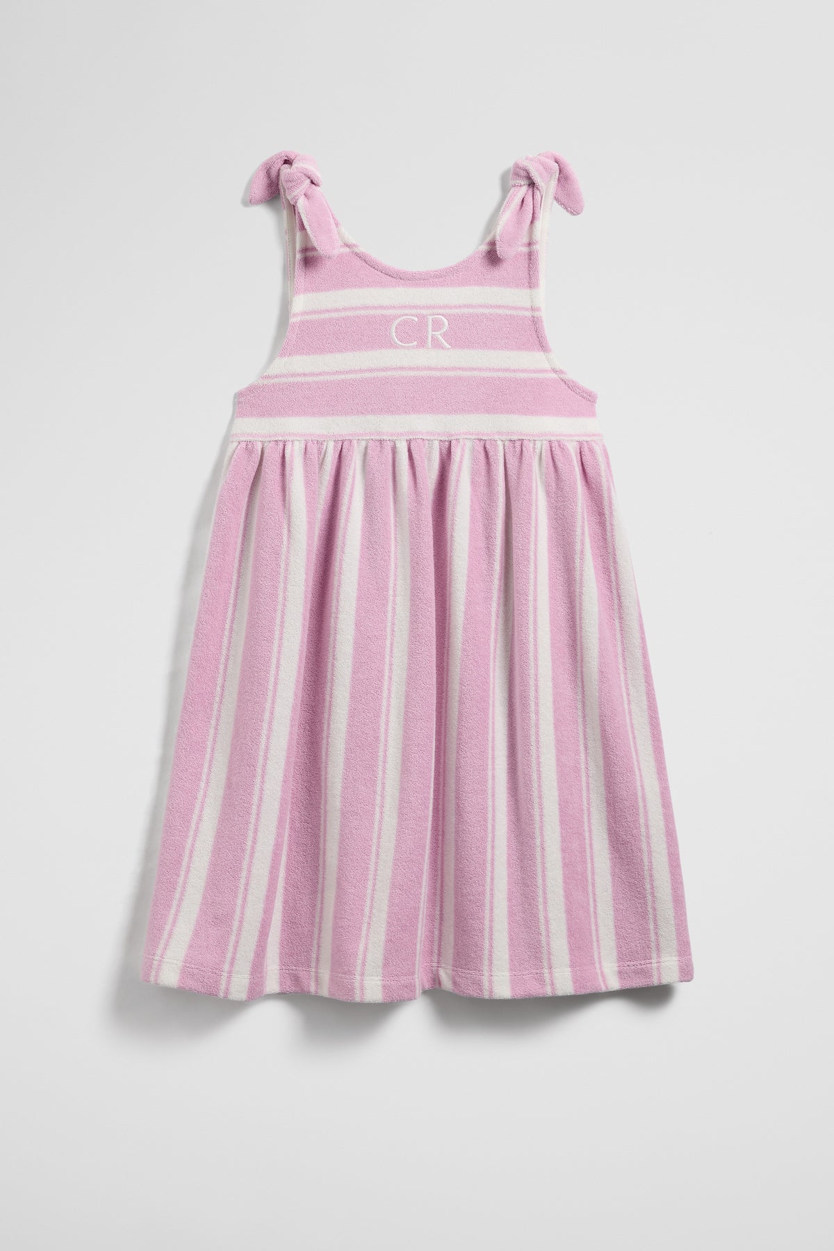 Sleeveless Terry Stripe Dress