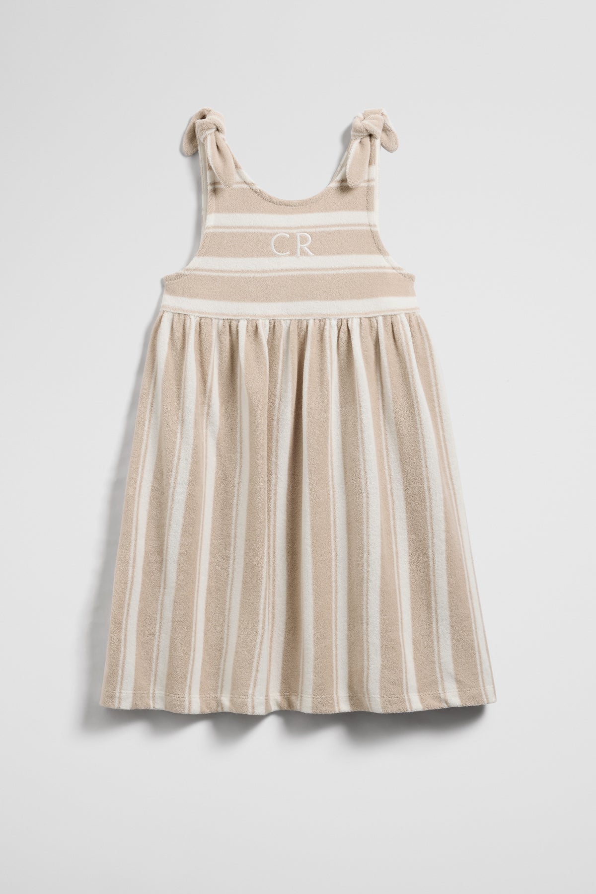 Sleeveless Terry Stripe Dress