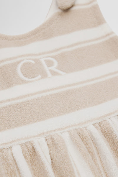Sleeveless Terry Stripe Dress